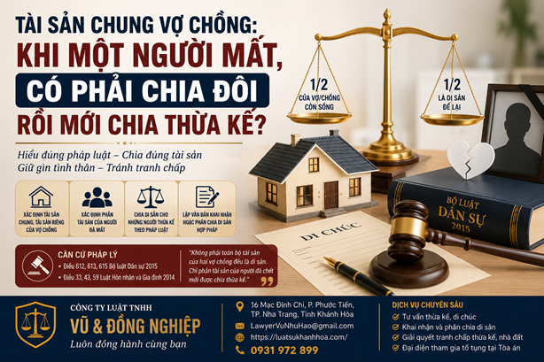 Cha hoặc mẹ mất, căn nhà có phải chia đôi rồi mới chia thừa kế? 