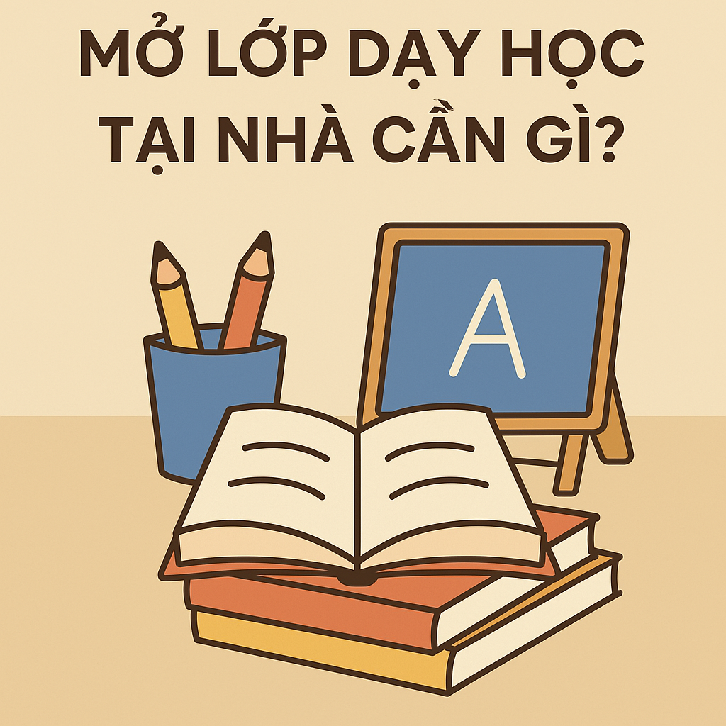 Mở Lớp Dạy Học Tại Nhà Cần Gì? Điều Kiện – Thủ Tục – Pháp Lý Chuẩn 2025