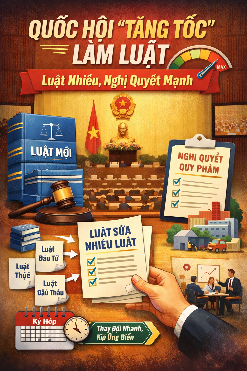 Luật sửa nhiều luật, nghị quyết gỡ điểm nghẽn